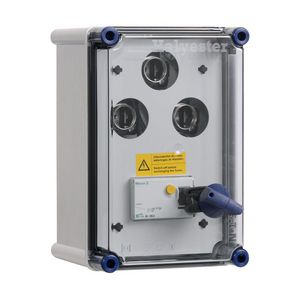 Schakelveiligh.kast 40A 4p ALS 30mA+3xDII