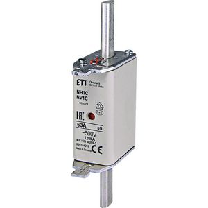 Zekering 500V 63A NH1 C gG VVE=3