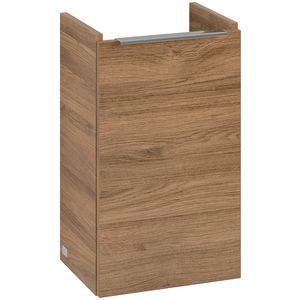Wastafelonder. ARCHITECTURA 310x520x243mm Oak Kansas B87901RH greep Volcano Black