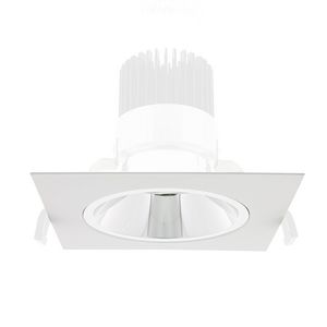 Vierkant pasring 170x170mm voor Juno module Wit