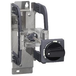 Kit Draaibediening+vergrendelingsmechanimsme IP54 Zwart Acc.