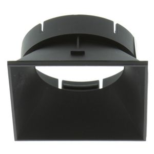 Vierkante inzet reflector 60x60mm zwart