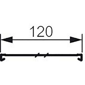 Lengte a 2m. Deksel 120mm HV Segma VVE=18