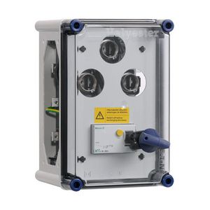 Schakelveiligh.kast ALS 40A 30mA+3xDII