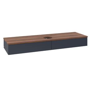 Wastafelonderkast Antao 1600x190x500mm Mid.Blue Matt Lacquer K14012HG