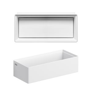New Flush 3.1 fontein 380x180x100mm aluite m.afvoerset/-plug