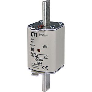 Zekering 500V 200A NH1 gG VVE=3