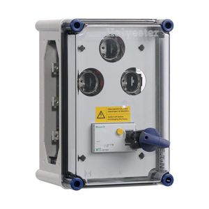 Schakelveiligh.kast ALS 63A 300mA+3xDIII