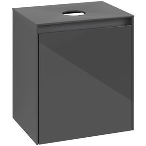 Wastafelonderkast Collaro 500x548x380mm Glossy Grey C14900FP