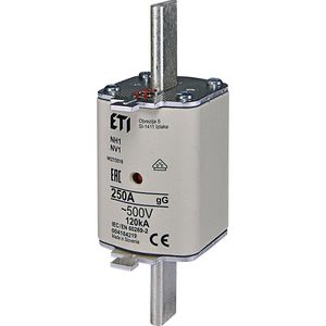 Zekering 500V 250A NH1 gG VVE=3