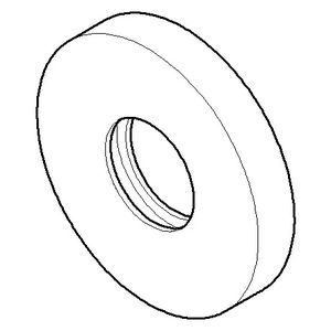 Rozet 55x22x9mm Champagne gebors. (22kt Goud)