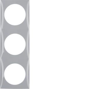 Afdekraam 3-v berker Integro flow grijs glans