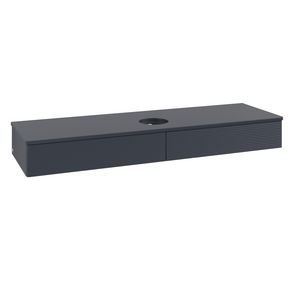 Wastafelonderkast Antao 1600x190x500mm Mid.Blue Matt Lacquer K14110HG