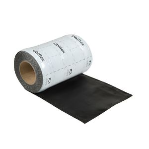 Rol a 5mtr. UBIFLEX FINIO loodvervanger 250mm zelfklevend zwart