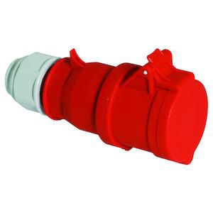 Koppelcontactst. 6h 32A 4P 400V IP44 QC MG