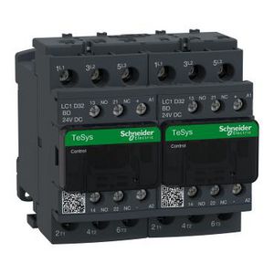 Omkeercont. 32A 3M/HCM+V Electrisch vergr. -Stuurspanni D