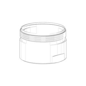Beluchter mouw 28mm chr