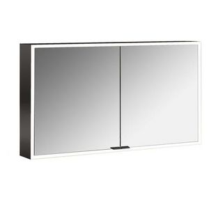 Spiegelkast Prime Facelift opbouw 1200mm 2 deur Ip 20 Zwart