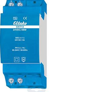 Gestabiliseerde DIN-rail schakelende voeding 24VDC 2A