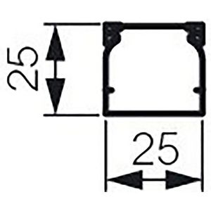 Lengte a 2m. Bedradingskoker 25x25 BSI Segma VVE=30