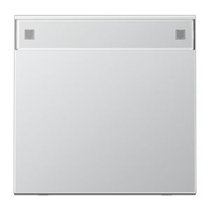 Schakelwip LS-aluminium met tekstvenster