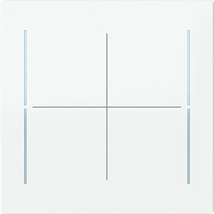 Centraalplaat afdekking voor Keypad 4-voudig art-wit (LFW/A.4.70.11-44G)