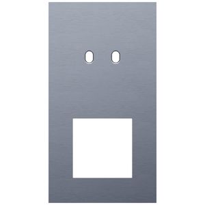 Afdekplaat 2-voud vertic. 71mm centerafst 226-57856