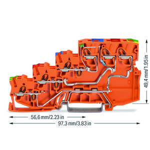 4-draads initiatorvoedingsklem LED voeding best.kast VVE=15
