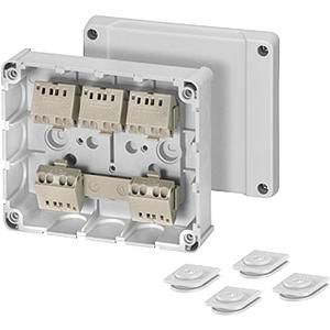 Kabeldoos IP54 1,5-2,5 mm2 5 polig insteekklem Grijs VVE=2