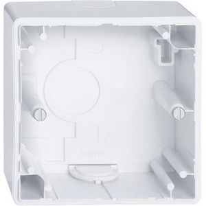 Surface-mntd housing 1-gng active white glossy M-SMART M1