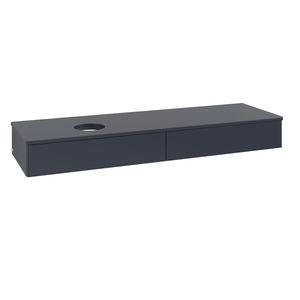 Wastafelonderkast Antao 1600x190x500mm Mid.Blue Matt Lacquer K15010HG