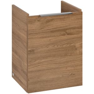 Wastafelonder. ARCHITECTURA 400x520x345mm Oak Kansas B88200RH greep alu. glans