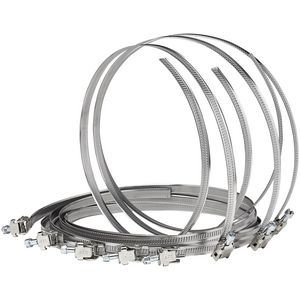 Set a 10st. Slangklem DN125-200 MAC-H0C-W9