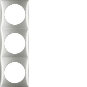 Afdekraam 3-v berker Integro flow chroom mat gelakt