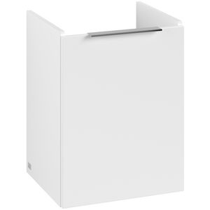 Wastafelonder. ARCHITECTURA 400x520x345mm wit mat B88201MS greep Volcano Black