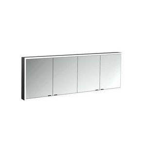 Spiegelkast Prime Facelift opbouw 1800mm 4 deur Ip 20 Zwart