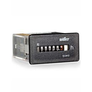 Urenteller BW30.18 frontinb.230V 50Hz 53x28mm zwart