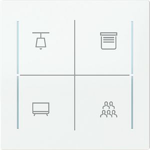 Centraalplaat afdekking Keypad 1-4 bedieningsfunc. klant (LFW/A.0.70.11-CK)