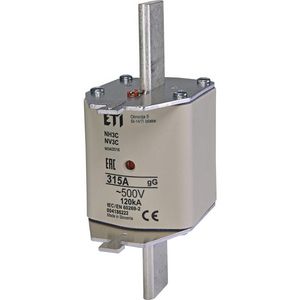 Zekering 500V 315A NH3 C gG VVE=3