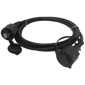 Doos a 5st. Patchkabel RJ45 CAT6 5M IP67 afgeschermd zwart