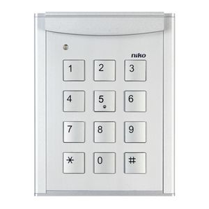 Toegangscontrole - codeklavier opbouw