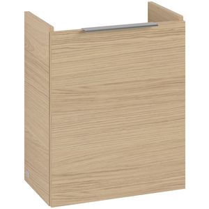 Wastafelonder. ARCHITECTURA 430x520x255mm Nordic Oak B88301VJ greep Volcano Black