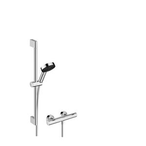 Douchesysteem 105 3 straalsoorten Relaxation chroom Pulsify Select S glijstang 65cm