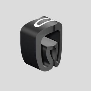 Kabelcoderingsyst. zwart O.D.2.5-5mm PVC s VVE=200