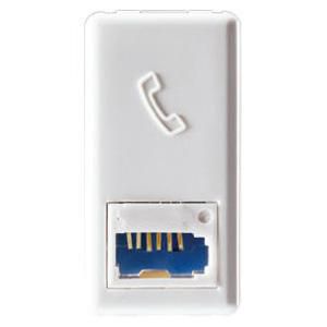 BRITISH STANDARD TELEPHONE SOCKET-6 CONTACTS-SCREW-ON TE