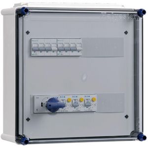 Groepenkast Duco 40A 4p en inst.aut.