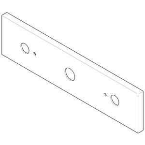 Rozet 240x60x9mm Champagne (22kt Goud)