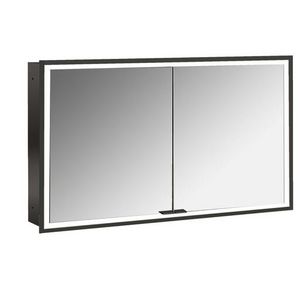 Spiegelkast Prime Facelift inbouw 1200mm 2 deur Ip 20 Zwart