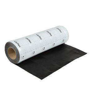 Rol a 5mtr. UBIFLEX FINIO loodvervanger 500mm zelfklevend zwart