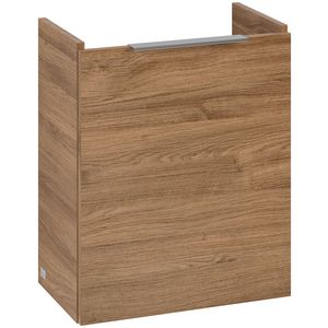 Wastafelonder. ARCHITECTURA 430x520x255mm Oak Kansas B88301RH greep Volcano Black